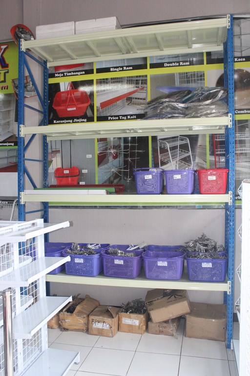 JUAL RAK GUDANG | BESI | TANPA BAUT | KNOCKDOWN | REKONDISI | HEAVY DUTY | LIGHT MEDIUM | MURAH | BEKAS | JAKARTA | SURABAYA | BANDUNG | http://www.rajarakindonesia.com rak gudang medium duty2
