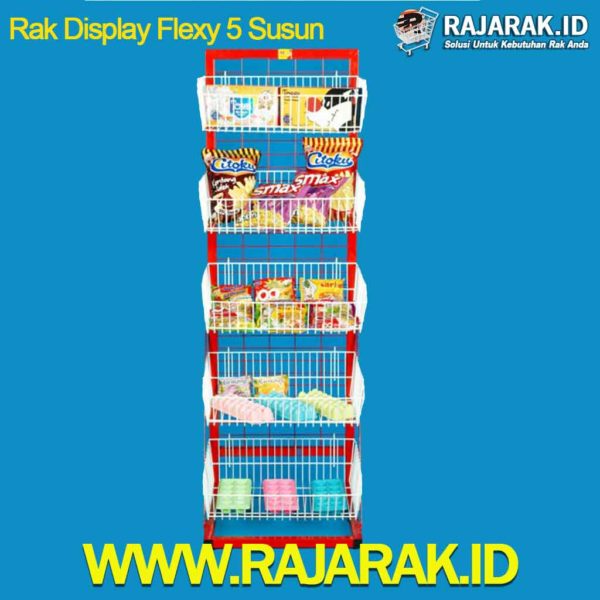 RAK DISPLAY FLEXY 5 SUSUN