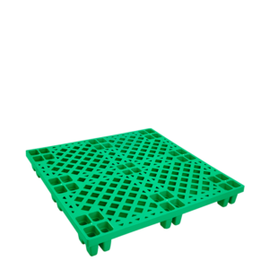 PALLET PLASTIK MURAH GREEN LEAF 2604 UKURAN 110x110x14 CM | PALET STANDAR INDUSTRI | RAJA RAK INDONESIA | KIRIM KE SELURUH INDONESIA