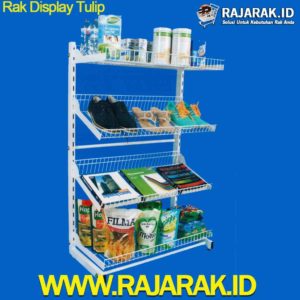 RAK DISPLAY TULIP 4 SUSUN