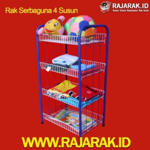 RAK SERBAGUNA 4 SUSUN TANPA RODA