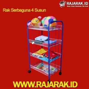 RAK SERBAGUNA 4 SUSUN + RODA