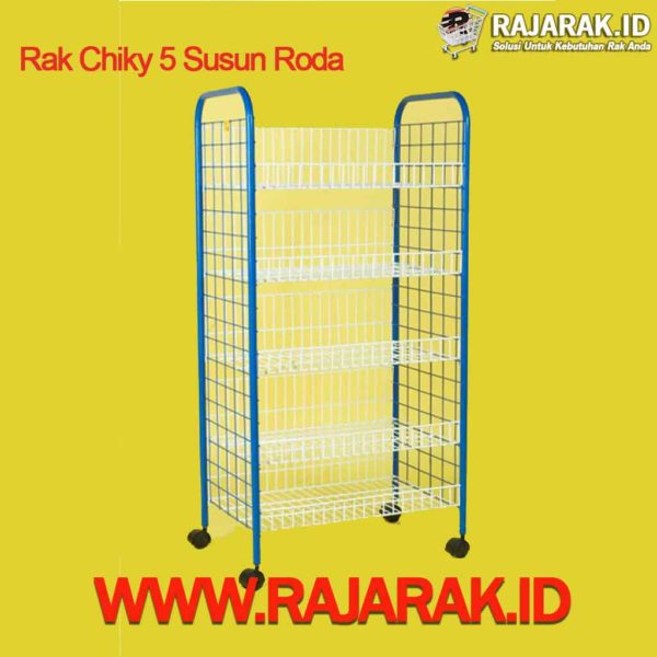 RAK CHIKI 5 SUSUN RODA