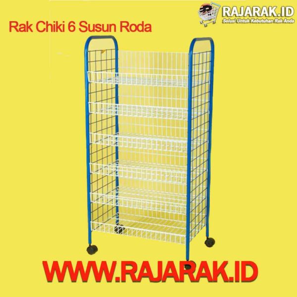 RAK CHIKI 6 SUSUN RODA