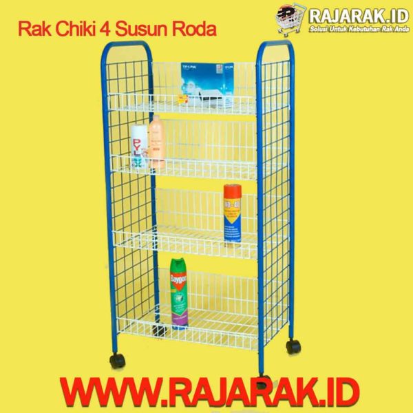 RAK CHIKI 4 SUSUN RODA