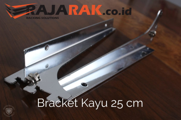 Daun Bracket Kayu 25 cm Tebal 3 mm - Rak Dinding - Rak Kayu