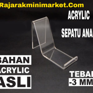 DISPLAY ACRYLIC - AKRILIK SEPATU ANAK