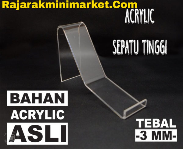 DISPLAY ACRYLIC - AKRILIK SEPATU DEWASA