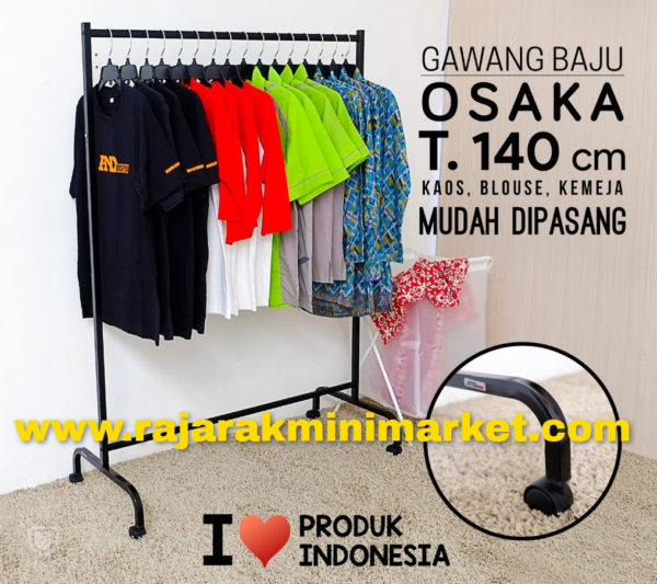 RAK GAWANG BAJU OSAKA T.140CM