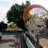 KACA CEMBUNG JALAN 45, 60, 80, 100 CM | CERMIN CEMBUNG JALAN