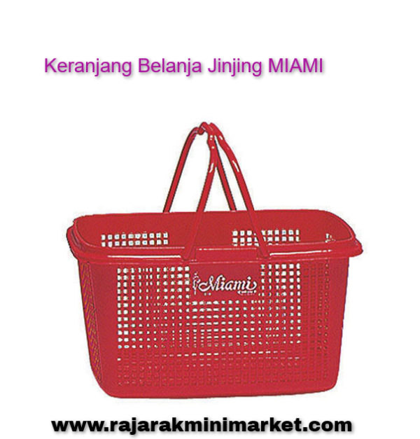 Keranjang Belanja Plastik Jinjing MIAMI