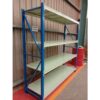 RAK BESI GUDANG MEDIUM DUTY SUSUN SERBAGUNA TIPE RR-500 | KAPASITAS / KEKUATAN 500 KG PER SUSUN SHELVING AMBALAN, 4 LEVEL | UKURAN PxLxT (200x60x200 CM, 200x60x250 CM, 200x60x300 CM) | RAJA RAK INDONESIA