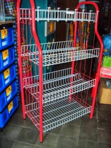 RAK PIRING MASTER 4 SUSUN TIPE R04 UKURAN 72x44x135 CM | RAK PIRING DAPUR RUMAH | RAJA RAK INDONESIA