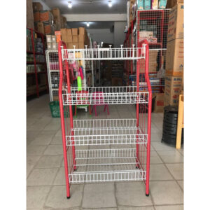 RAK PIRING MASTER 4 SUSUN TIPE R04 UKURAN 72x44x135 CM | RAK PIRING DAPUR RUMAH | RAJA RAK INDONESIA