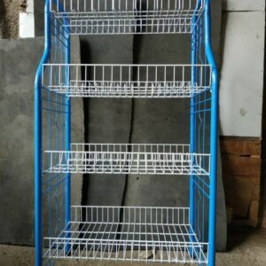 RAK PIRING MASTER 4 SUSUN TIPE R04 UKURAN 72x44x135 CM | RAK PIRING DAPUR RUMAH | RAJA RAK INDONESIA