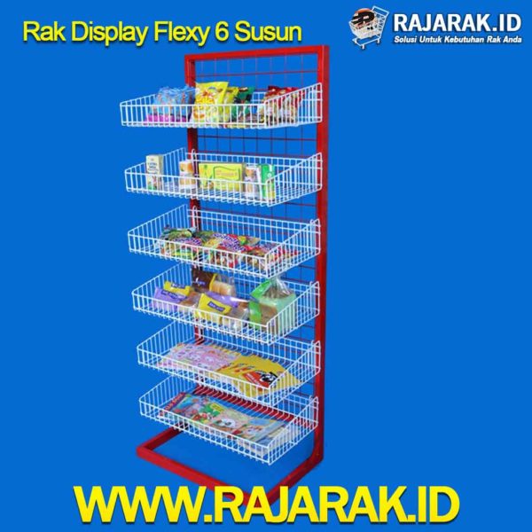 RAK DISPLAY FLEXY 6 SUSUN