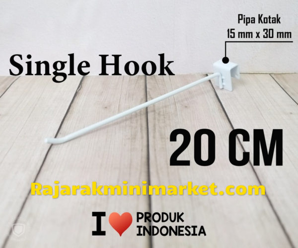 SINGLE HOOK 20 CM / 10 PCS - CANTOLAN KAWAT GANTUNGAN PIPA KOTAK