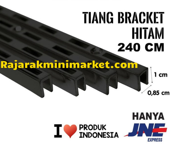 TIANG BRACKET HITAM 240 CM TIPE TBH240
