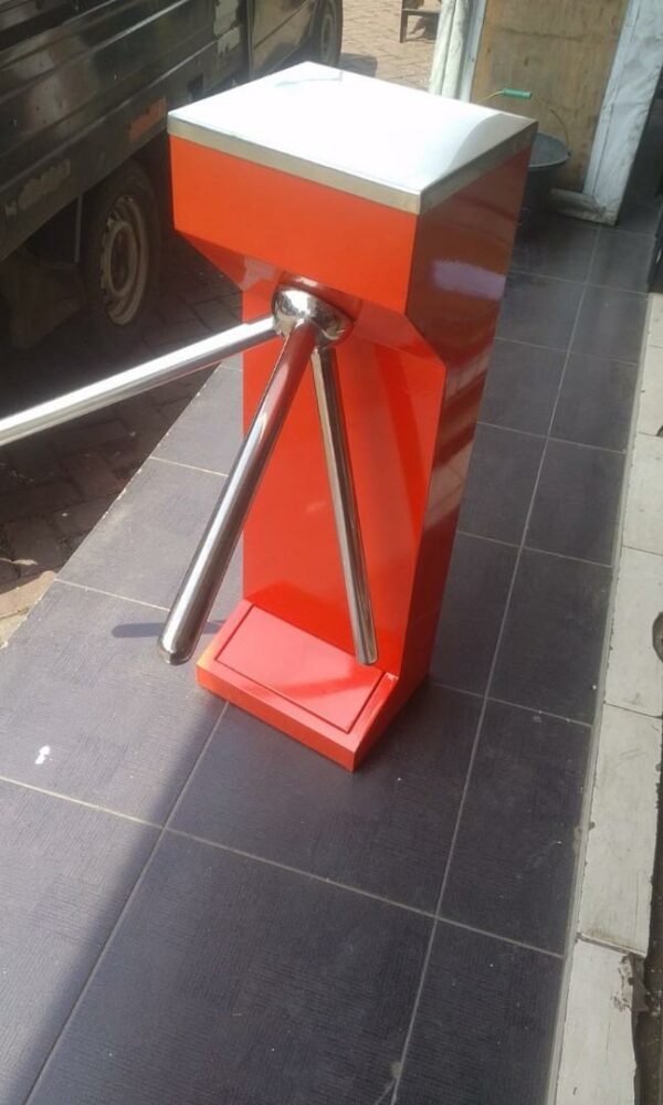 PINTU PUTAR SATU ARAH BOX SINGLE | TRIPOD TURNSTILE GATE | RAJA RAK INDONESIA