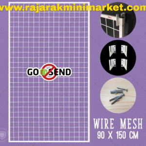RAM BINGKAI WIREMESH 90x150 CM + H5 WALL PUTIH