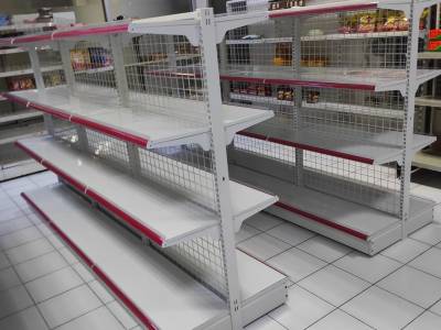 RAK GONDOLA ALFAMART: Rak Single, Double, End, Backmesh, Bracket, Tiang, Shelving, dll