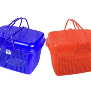 KERANJANG BELANJA PLASTIK MINIMARKET GREEN LEAF LEISURE 380 DT TUTUP | RAJA RAK INDONESIA