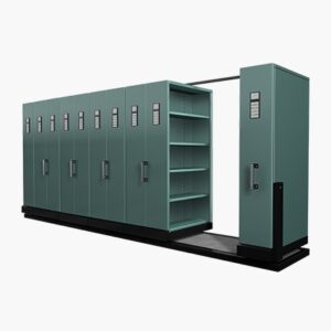 ALBA LEMARI BESI ARSIP KANTOR / MOBILE FILE MANUAL 50 KOMPARTEMEN TIPE MF 10-22: Solusi Penyimpanan Arsip Kapasitas Besar untuk Kantor Modern