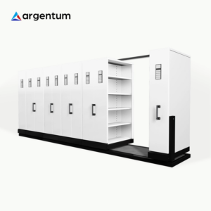 ARGENTUM LEMARI ARSIP KANTOR MOBILE FILE MANUAL TIPE MF-10-22 (50 CPTS) | RAJA RAK INDONESIA