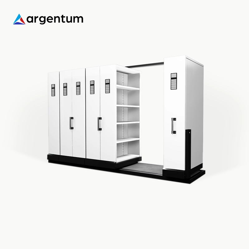 ARGENTUM LEMARI ARSIP KANTOR MOBILE FILE MANUAL TIPE MF-6-22 (30 CPTS) | RAJA RAK INDONESIA