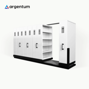 ARGENTUM LEMARI ARSIP KANTOR MOBILE FILE MANUAL TIPE MF-8-22 (40 CPTS) | RAJA RAK INDONESIA